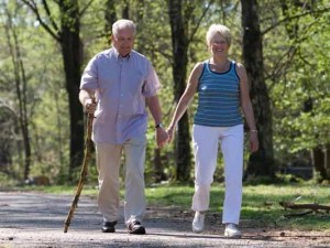 Activities for seniors - walking or hiking