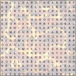 Word Search for Seniors – AQUATIC ANIMALS Puzzle