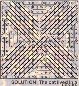 word search for seniors - ARCHITECTURE puzzle solution
