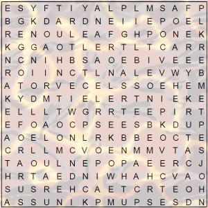 word search for seniors - AUTUMN puzzle